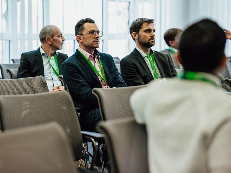 Dr. Christoph Pichler und Dr. Markus Grinschgl am Schneider Future Day