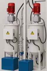 Hedrich control unit for epoxy